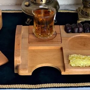 سینی همه کاره آرت دکو چوب