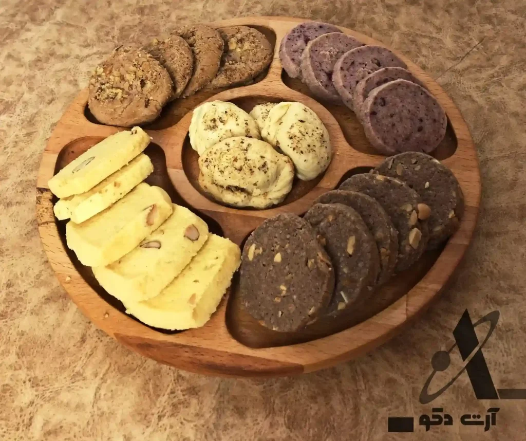 اردوخوری چند بخشی آرت دکو چوب